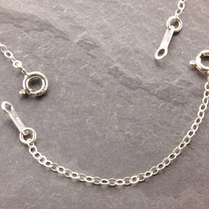 2" Sterling Silver Fine Chain Extender (posh 150-1sf)